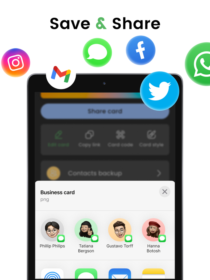 Business Card Reader and Maker