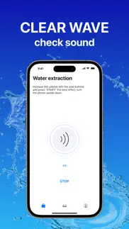 clear wave . speaker cleaner iphone screenshot 1