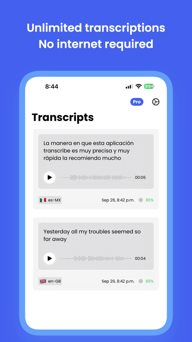 Voicy: Speech to Text AI Screenshot