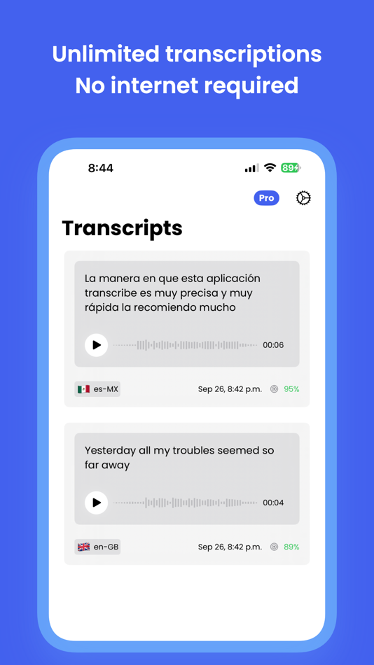 #1. Voicy: Speech to Text AI (iOS) 게시자: Jesus Guerra