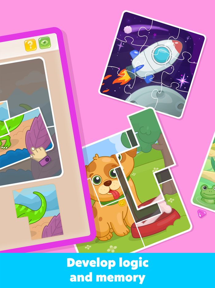 Kids puzzle games 3 year olds