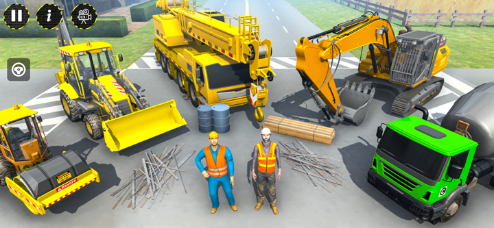 City Road Construction Game screenshot 4