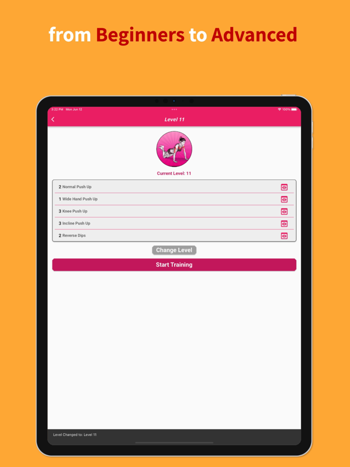 AlphaQueen Pushup Trainer