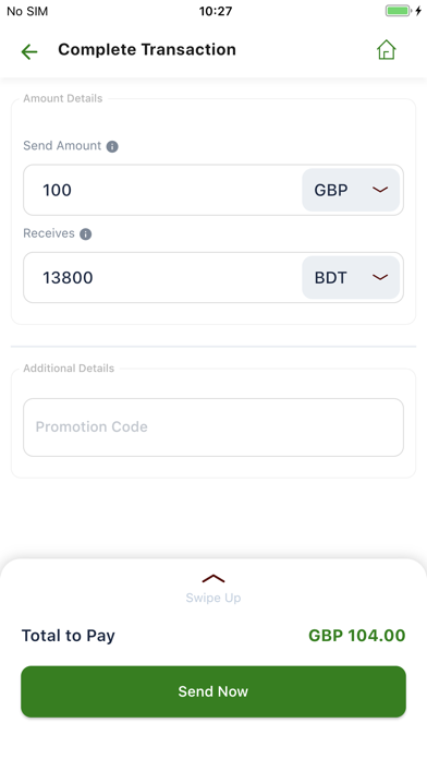 IFIC MONEY TRANSFER Screenshot