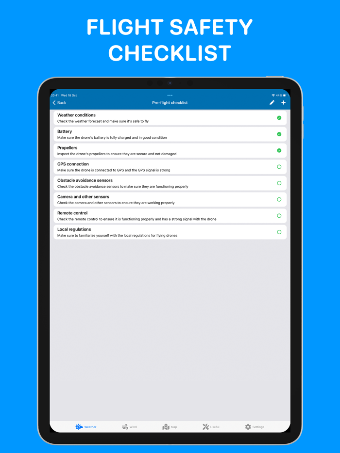 Drone Weather Assist for UAV