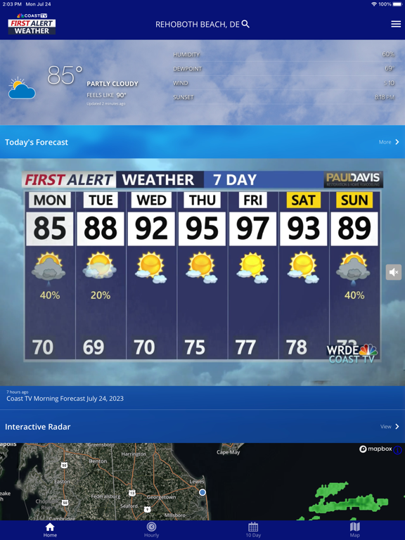 Screenshot #4 pour CoastTV First Alert Weather