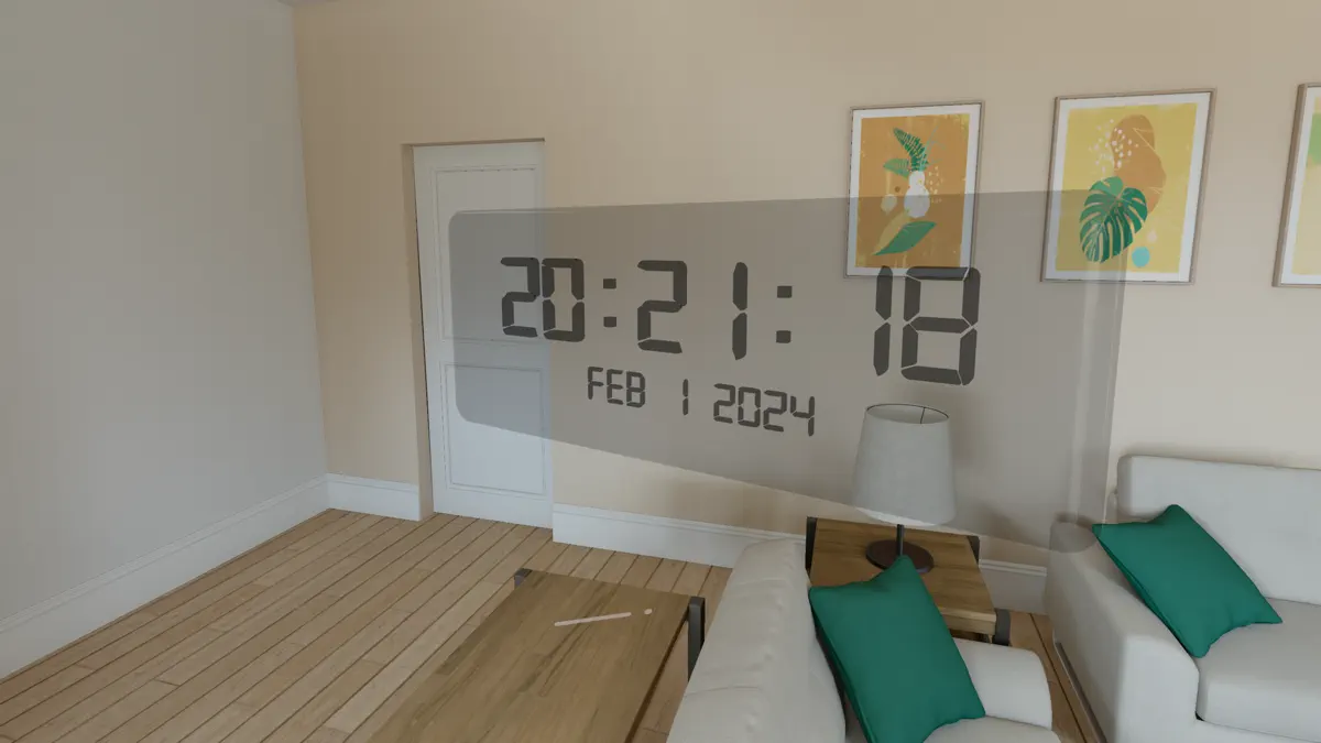 Digital Clock XR screenshot 3
