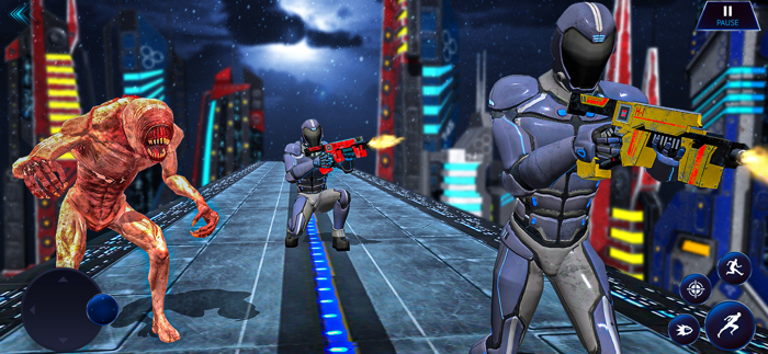 Cyber Space Scifi War Robots