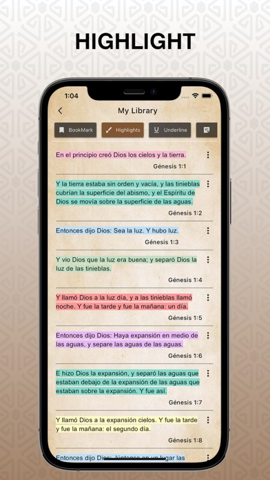 Biblia Reina Valera español Screenshot