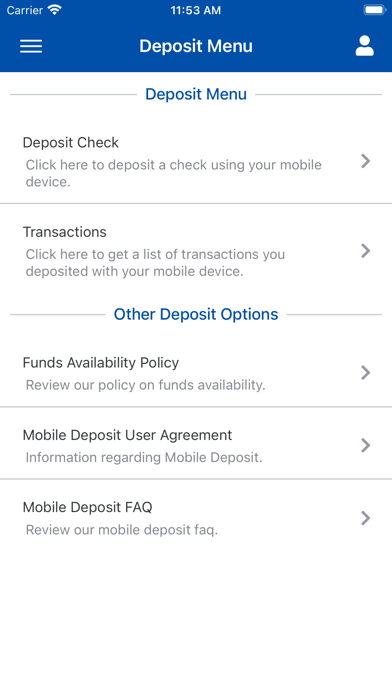 Dirt Track Mobile Banking Screenshot