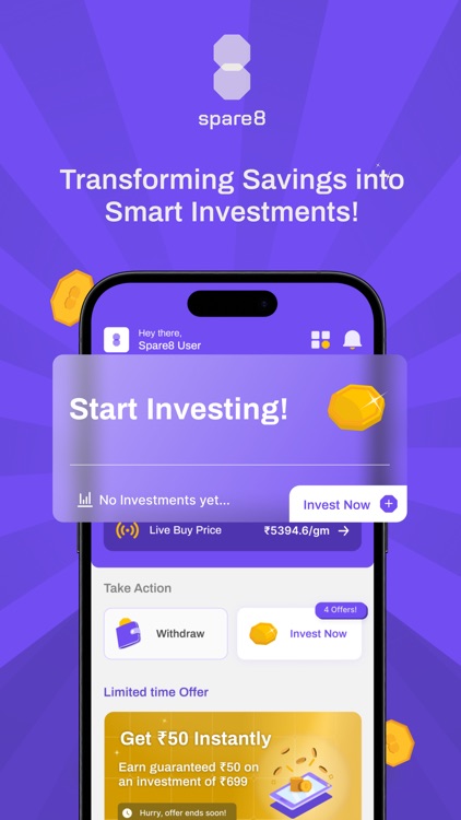 Spare8: Digital Gold Invest