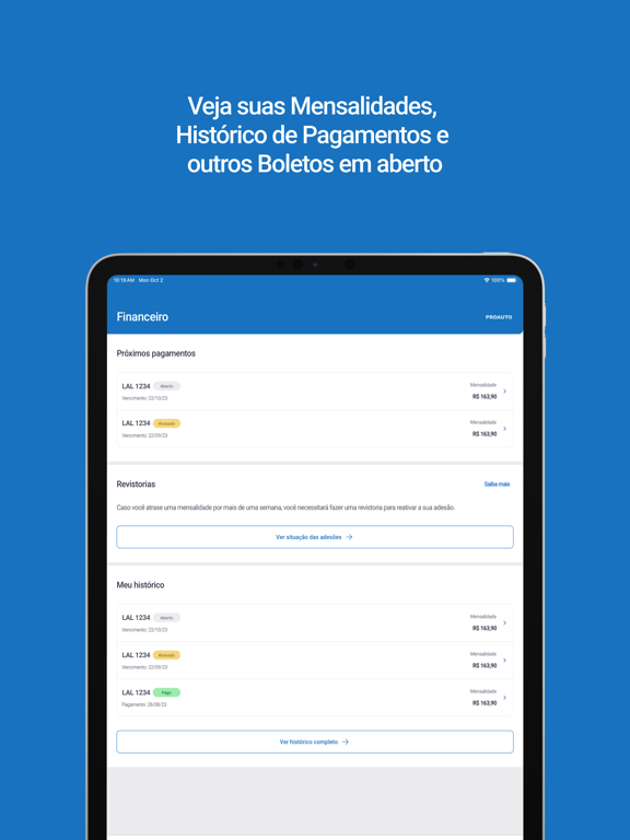 PROAUTO - PROTEÇÃO VEICULAR iPad screenshot 3 - Business app