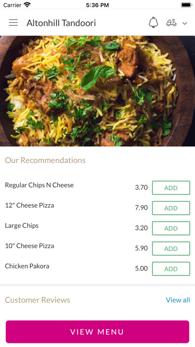 Altonhill Tandoori Screenshot