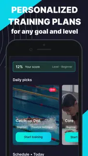 swim training & workouts iphone screenshot 2