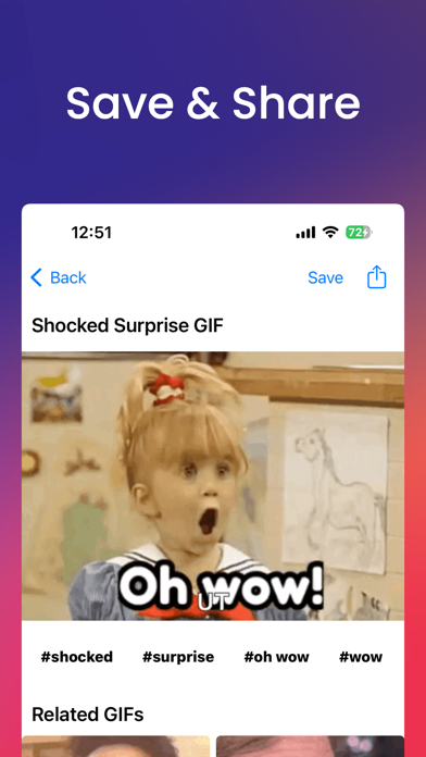 GIF Search, Album - GIFFF Screenshot