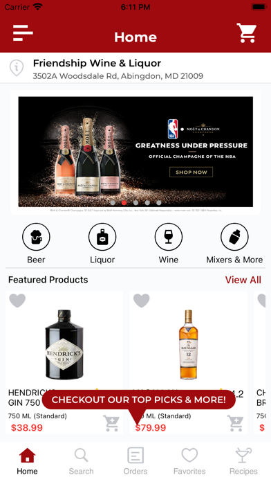 Friendship Wine & Liquor Screenshot