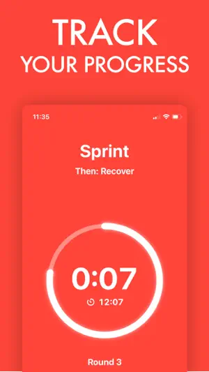 Running Interval Timer Tracker screenshot 1
