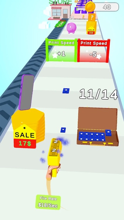 Money Gun Run 3D!