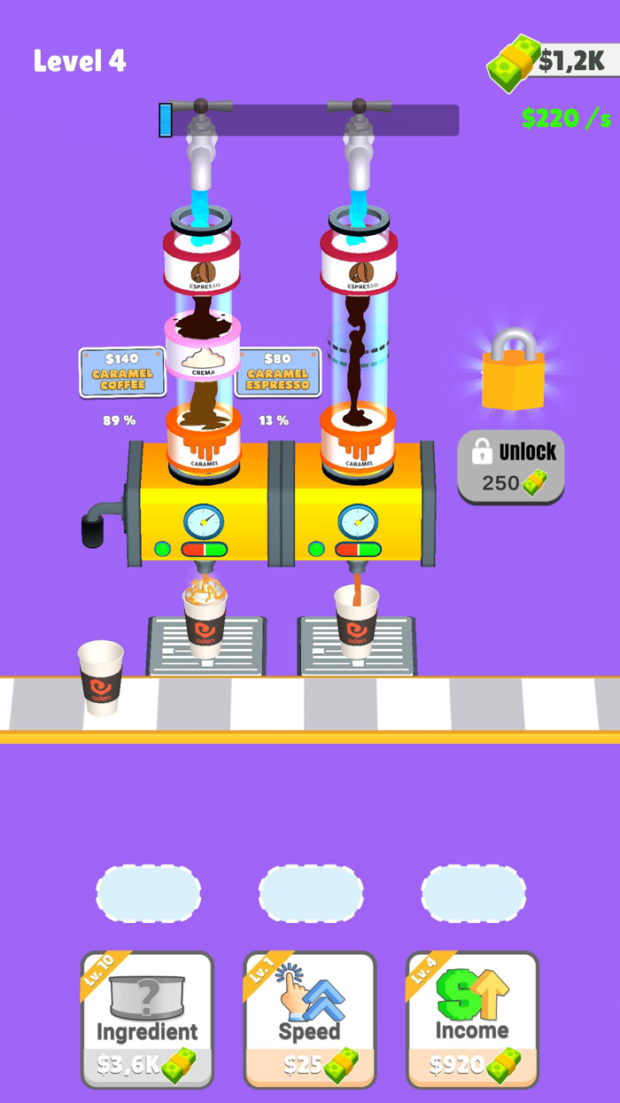 Coffee Merge Clicker