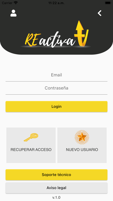 Reactiva't Screenshot
