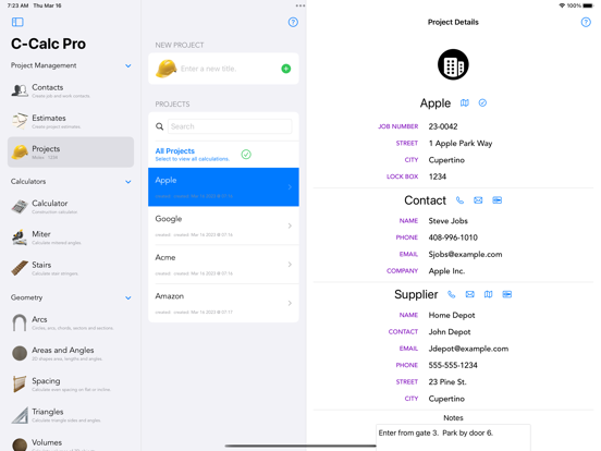 Screenshot #4 pour Construction Calc Pro 2