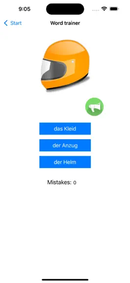 Game screenshot German Word trainer, Grammar apk