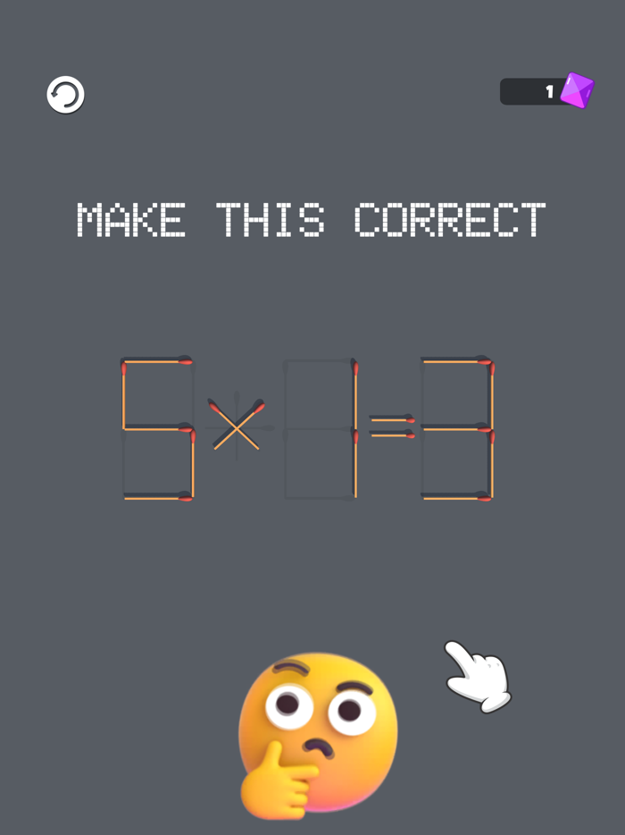 Solve Matchstick Puzzle