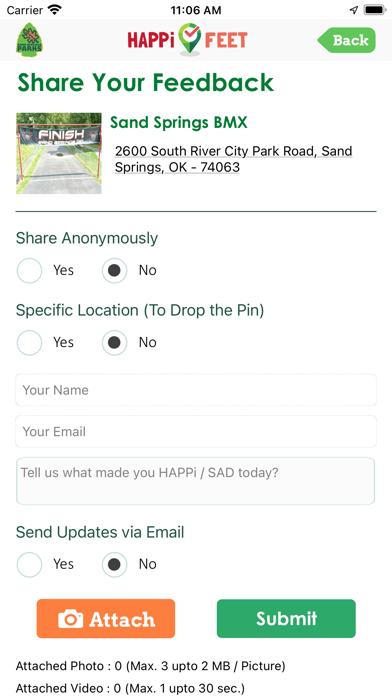 HAPPiFEET - Sand Springs Screenshot