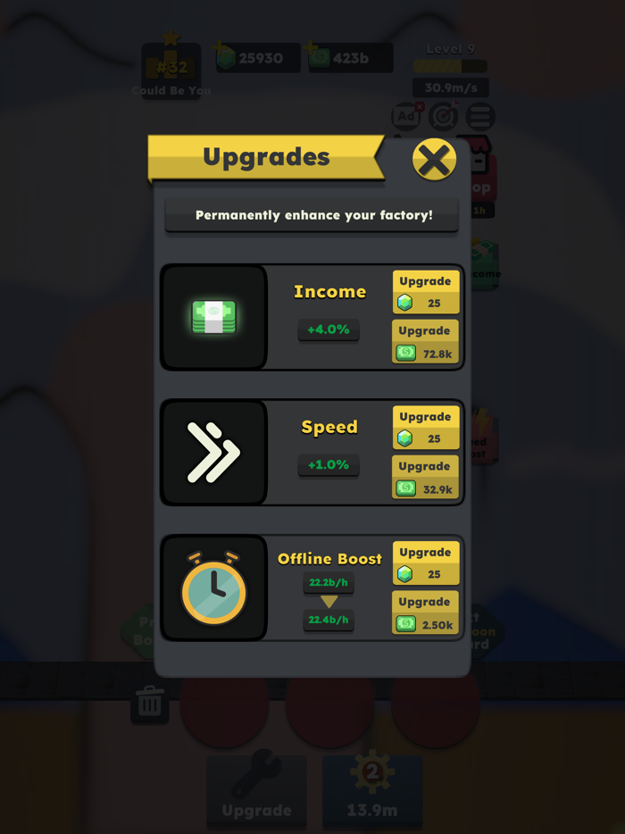 Idle Gear Factory Tycoon