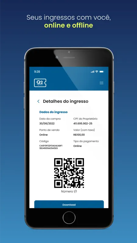 Q2 Ingressos screenshot 5 of 6