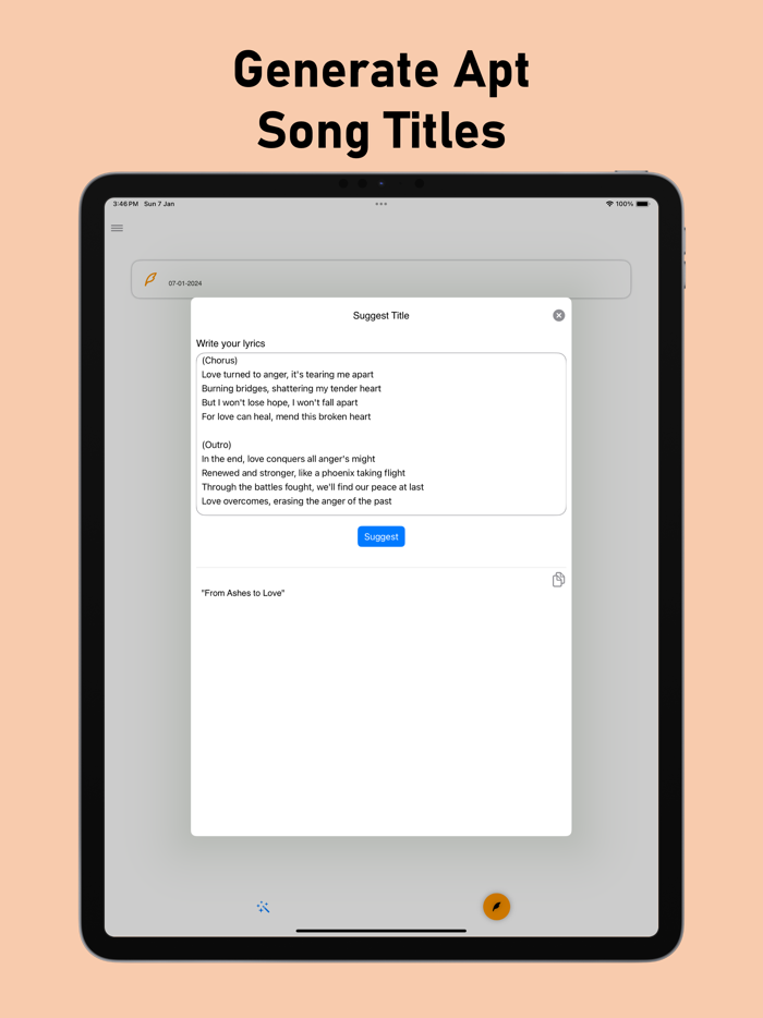 AI Lyric Generator Song Writer