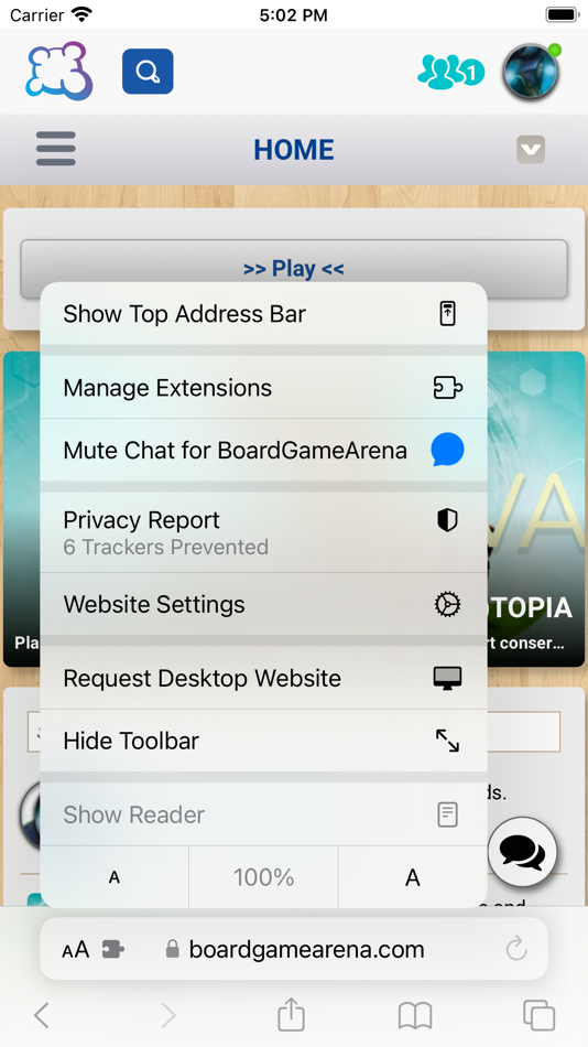 #2. Mute Chat for BoardGameArena (macOS) 由: Kyle Nazario