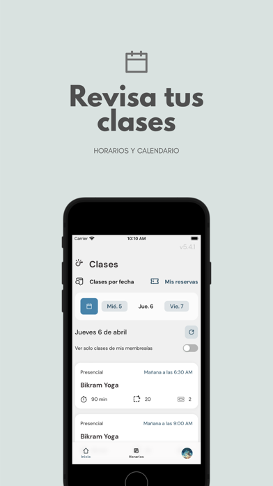 Hot Yoga Ñuñoa iPhone screenshot