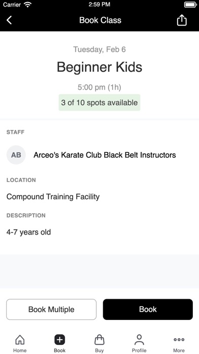 Compound Training Facility Screenshot