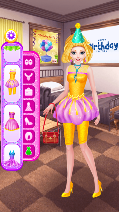 Princess Birthday Cake Party Screenshot