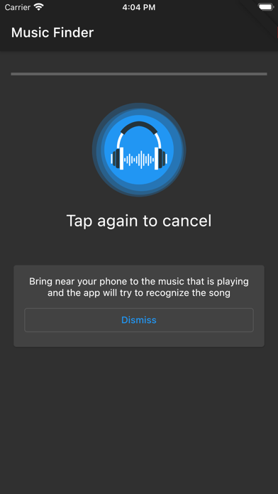 Music Finder - Recognize Songs Screenshot