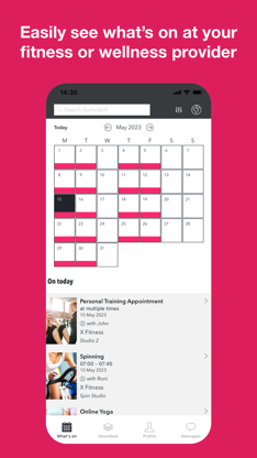Gymcatch - Book Fitness screenshot 1