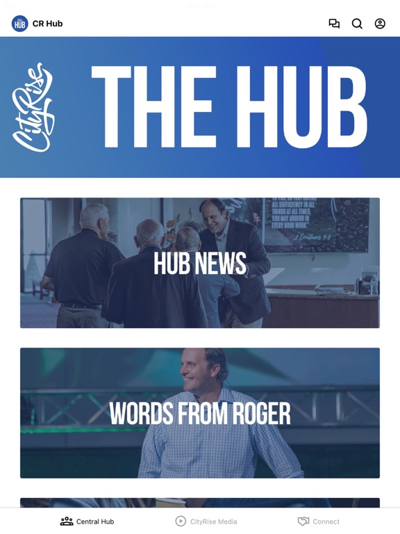 CityRise Church iPad screenshot 1 - Lifestyle app