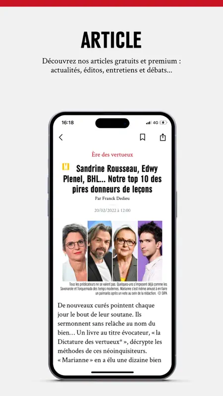 Marianne - Actualités & Débats screenshot 2 of 8