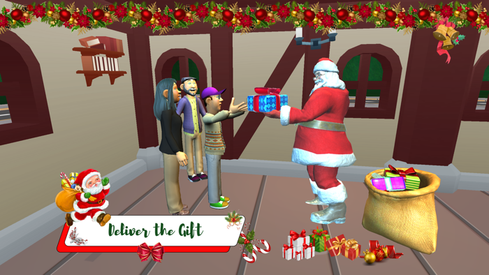 Christmas Santa Claus Game 3d