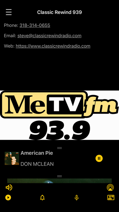 Classic Rewind 93.9FM Screenshot