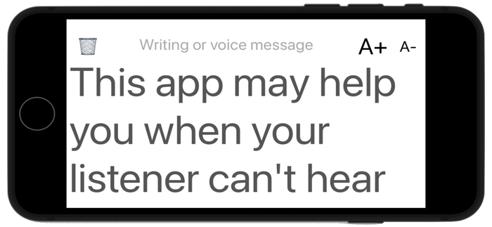 TextWriter for impaired people