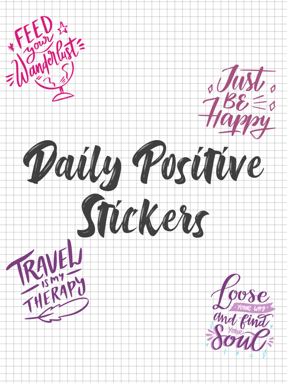 Screenshot #4 pour Daily Positive Stickers