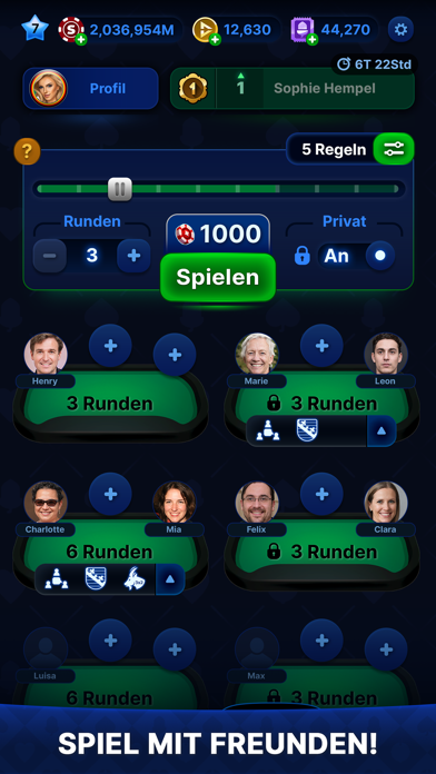 Screenshot #2 pour Skat Online