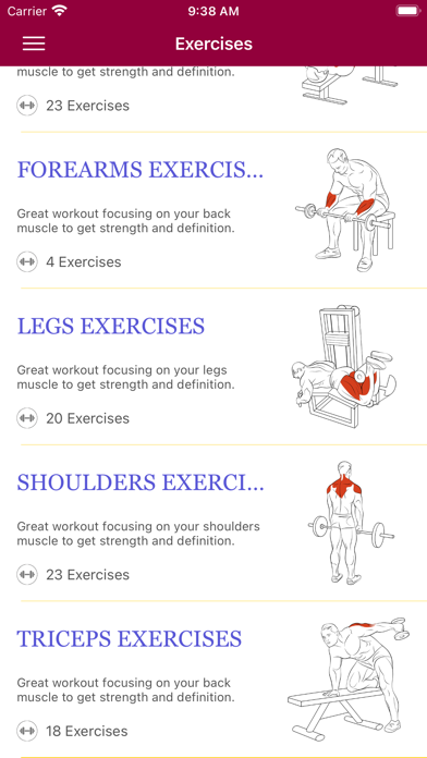 Fitness & Bodybuilding Workoutのおすすめ画像3