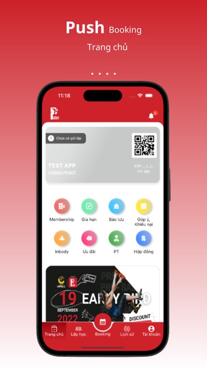 Pushclimbing Booking