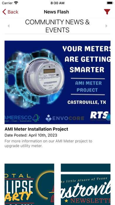 Castroville Connect Screenshot