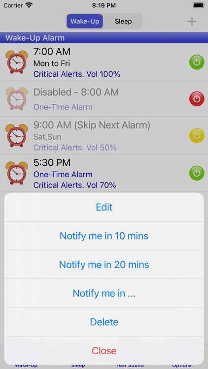 Aida Wake-Up Alarm screenshot-5