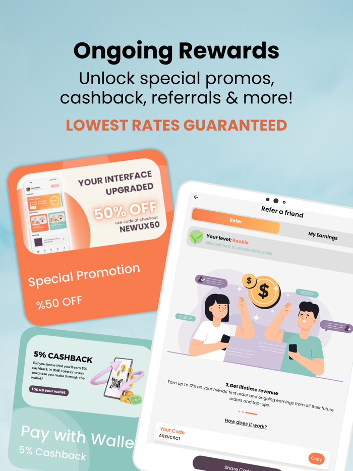 BNESIM 5G eSIM Data profiles