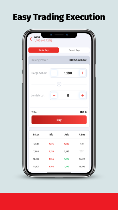 OCBC Sekuritas ONE Trade Screenshot